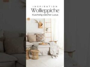 „Innenraum Inspiration - Wollteppiche | Elegant, flauschig und nachhaltig einrichten #shorts“