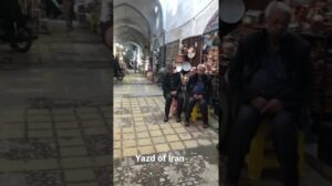 „Kupfermarkt Yazd im Iran Nowruz شهر یزد بازار مسگرها“