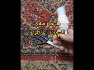 „Methode zur Reparatur des durchgeschnittenen Teppichs“