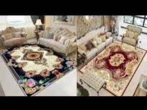 „Neue moderne Teppiche für ein marokkanisches Wohnzimmer“