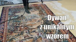 „Teppich mit einzigartigem Muster.“