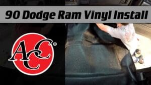 ACC Vinylbodeninstallation in einem Dodge Ram von 1990