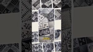 Algelaineve Blumenmuster Mosaik Teppichdecke, 6m²
