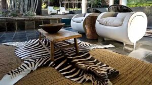 Authentische Zebrahaut-Teppiche | Luxus Afrikanische Dekoration für moderne und rustikale Innenräume