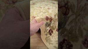 Belgischer Viskose-Teppich Venezia RV325-R111 oval