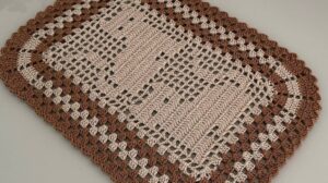Crochet-Tapete Katzenmuster Unterricht 2 Schritt für Schritt
