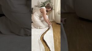 DIY Designerteppich für unter 75 € – hättest du gedacht, dass man diesen😍#diyteppich #fyp #viral