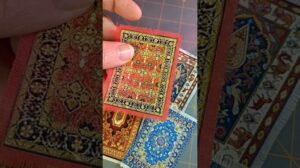 DIY Miniaturteppiche #mini #diy #diyteppich