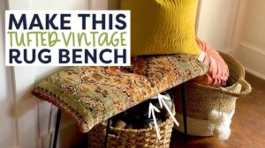 DIY Vintage Teppichbank | DIY Möbelideen