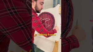 Eine BENUTZERDEFINIERTE BLINK-182-Teppich herstellen! TEIL 2 #Teppichknüpfung #Kunst #DIY #Anleitung #Handwerk #blink182