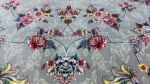 Feiner Nain-Teppich, Größe 400x300 cm, Grau, reedsmeter1200, Fein geknüpft #premiumpersiancarpets