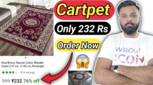 Flipkart Teppichbewertung und Unboxing | Teppich Online Einkaufen