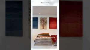 Glücklicher Gabbeh 12/18 #Gabbeh #Nomaden #Kashgai #Kunst #Inneneinrichtung #Teppich