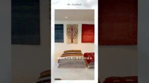Glücklicher Gabbeh 12/9 #Gabbeh #Nomaden #Kaschgai #Kunst #Interieur #Teppich