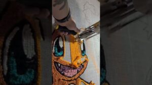 Großer Körper Charmander Teppich #shorts