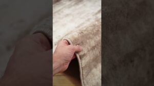 Günstiger moderner Teppich Alabama F176 Beige oval