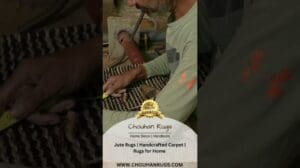 Handgefertigter Teppich | Handgemachte Teppiche online kaufen | Jute Teppiche | Jaipur- Chouhan Teppiche