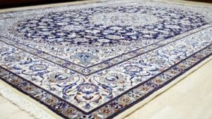 Handgeknüpfter Teppich Persian Nain Wolle-Seide 200x294cm