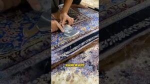 Handgemachte Teppichverarbeitung