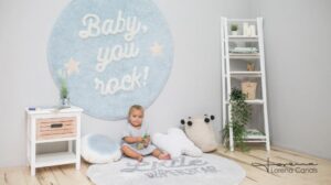 Kinderteppichkollektion aus Baumwolle Mr Wonderful Playful Feet Lorena Canals