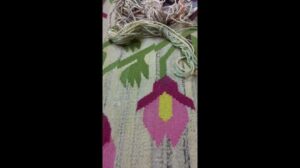 Krakauer Workshops: Reparatur eines vorkriegslichen Kilims