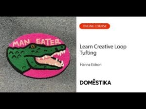 Künstlerisches Loop Tuften für Wandhängungen und Teppiche - Ein Kurs von Hanna Eidson | Domestika Deutsch