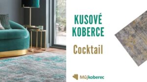 Kusvelours Teppich Cocktail