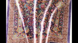 Nr. 20002 Lebensbaum (lila) Weltweit hochwertigster persischer Seidenteppich Herkunftsregion „Qom“ Berühmte Werkstatt „Mirmohidi“ Höchste Qualität persischer Teppiche Golestan
