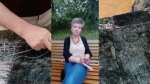 Patchwork anders: Teppich aus Stückchen #patchworkteppich #teppich #reparatur