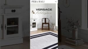 Pera Halı | Luxuriöser Markeneinfluss: Wohnzimmerdekoration mit modernem Streifenmuster