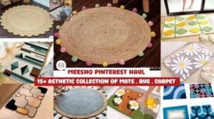 Pinterest Finde riesige Sammlung von Meesho 🌼 | Ästhetische Teppiche, Matten, Läufer Haul || ab 100/-