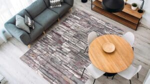 Rechteckiger Teppich für modernes Wohnzimmer Tildon