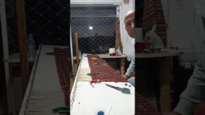 Reparatur von handgewebten Teppichen