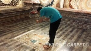 Seidenteppich Henan Seiden Nain Teppich zum Verkauf