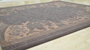 Teppich Maestro Wolle Grau-Somon