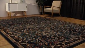 Teppich aus Wolle Agnella Isfahan Amara Smaragd (Emerald) - 100% natürliche neuseeländische Wolle