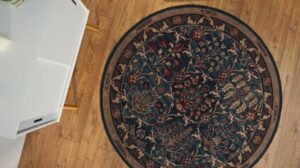 Teppich aus Wolle für das Wohnzimmer Agnella Isfahan Amara Smaragd - 100 % neuseeländische Wolle