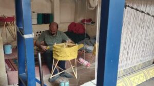 Teppich- und Teppichweberei in Kaschan