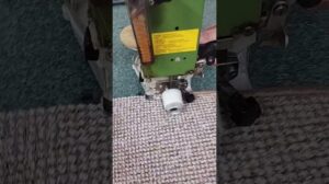 Teppichkante umnähen