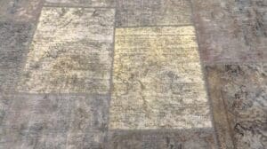 Überfärbter Kerman Patchwork-Teppich Größe: 237 x 172 cm P10-199