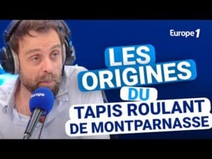 Ursprünge des ultraschnellen Laufbands der Station Montparnasse in Paris