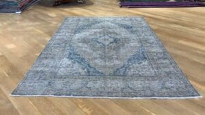 Vintage Teppich blau 19474