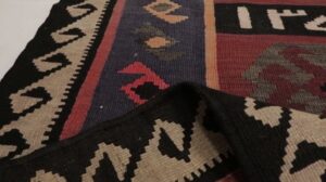 Vintage Zanjan Persischer Kilim Läuferteppich, Grau mit Tribal-Motiven - Teppich & Kilim - 33355