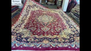Vorbesunderter persischer handgefertigter Kerman-Teppich, Größe 379x296 cm #premiumpersian #südafrikanischeTeppiche #orientalischerTeppich