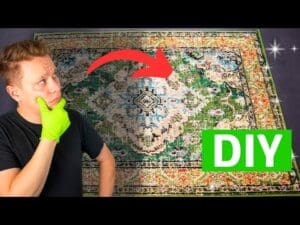 Wie man einen Teppich zu Hause reinigt | Ohne professionelles Equipment