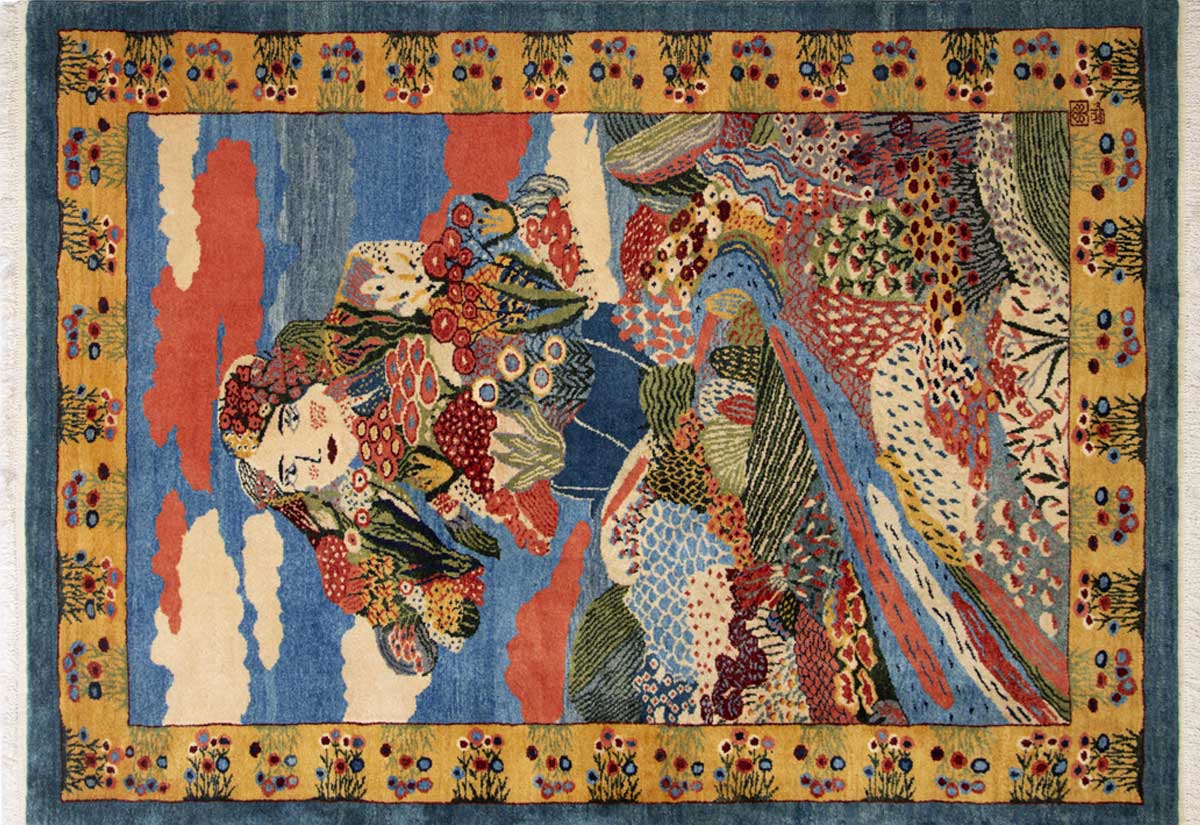 Perserteppich Farahan 200 x 300 cm Schurwolle handgeknüpft