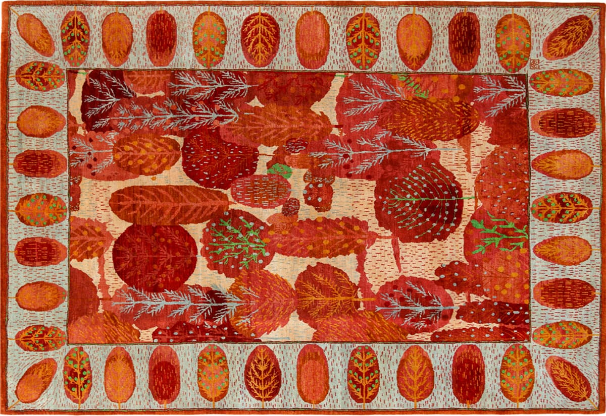 Perserteppich Farahan 200 x 300 cm Schurwolle handgewebt rosa