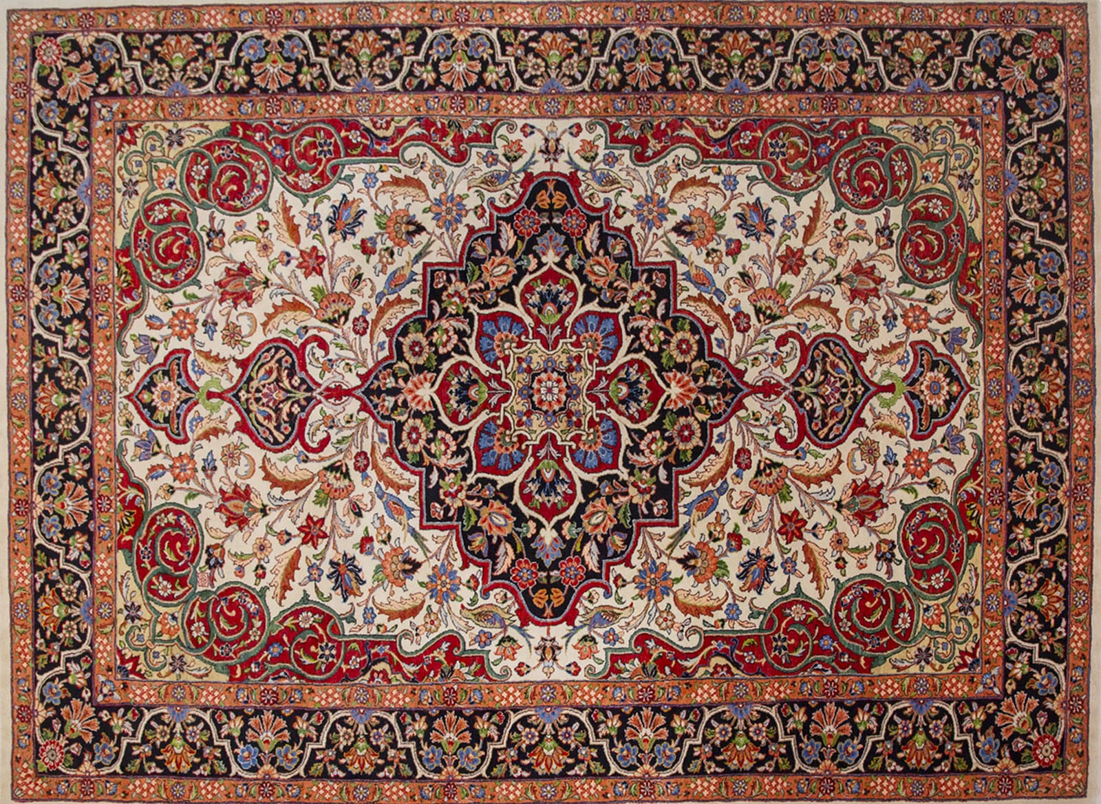 Perserteppich Farahan Carpet Model Kamand 200 x 300 cm Schurwolle handgeknüpft