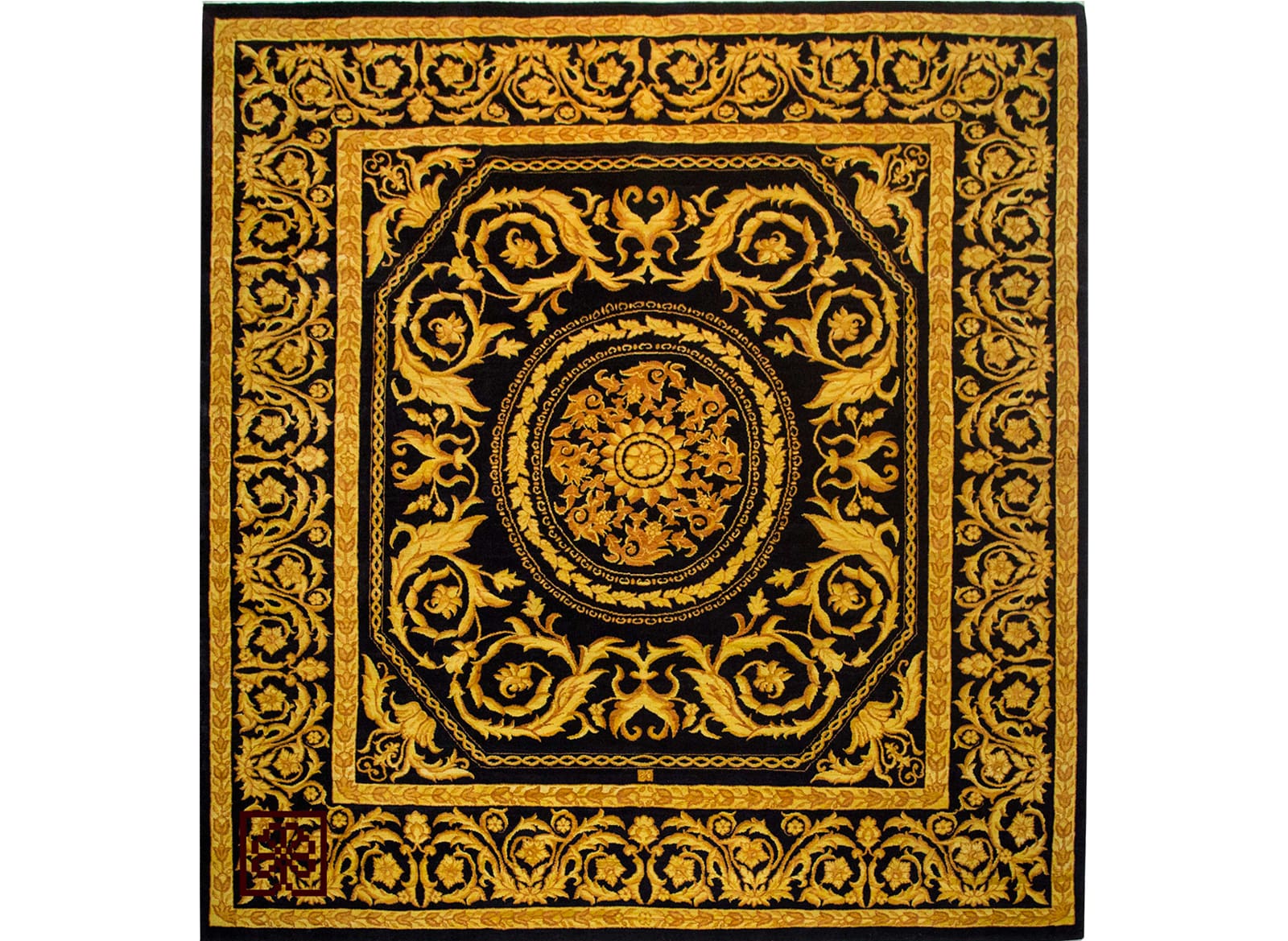 Perserteppich Farahan Savonnerie 200 x 300 cm Schurwolle handgeknüpft