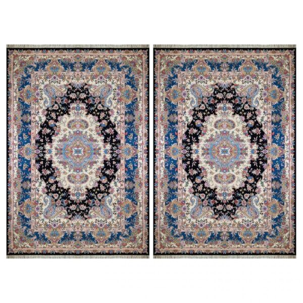 2 x Perserteppich Khurasan 300 x 200 cm 70% Wolle & 30% Seide 40Raj handgeknüpft H1